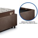 Ver mais imagens de Bicama Box Solteirão 99x199 Suede com 2 Colchões Relax Adorabile Molas Ensacadas Ecoflex