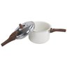 Panela de Pressão Indução Cerâmica Pressure Indução 4,2l Vanilla Brinox 4952/101 - 2