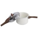 Ver imagem 2 de Panela de Pressão Indução Cerâmica Pressure Indução 4,2l Vanilla Brinox 4952/101