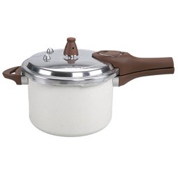 Panela de Pressão Indução Cerâmica Pressure Indução 4,2l Vanilla Brinox 4952/101 - 1