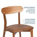 Ver imagem 4 de Kit 6 Cadeiras Madeira Maciça Ceci CabeCasa MadeiraOriginals Courinomarrom/Natural