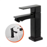 2 Torneira Banheiro Quadrado Luxo Moderna Preto Estilo Deca Docol - 5
