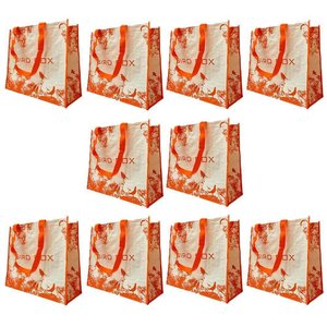 Bolsa Ecobag Retornavel Kit 10 Uni Compras Mercado Shopping