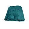 Manta Leve de Microfibra Casal Dyuri Lisa 1,80m x 2,00m:Azul Petróleo - 1