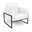 Ver imagem 4 de Sofá Namoradeira com 2 Poltronas Base Industrial Alta Preto Marisa Corano D03 - D’Rossi Branc