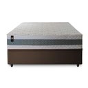 Ver imagem 5 de Conjunto Box Baú Casal Oxford Marrom 138x188x74 Espuma D33