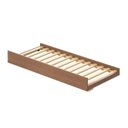 Ver mais imagens de Bicama Solteiro Infantil Reversível LED com Rattan Grade em Palito Wave Casatema MadeiraOriginals Marrom/Freijó