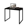 Mesa para Computador Office Estilo Industrial 0,90m Kuadra Preto Ônix - 3