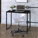 Ver imagem 2 de Mesa para Computador Office Estilo Industrial 0,90m Kuadra Preto Ônix