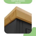 Ver imagem 6 de Mesa de Cabeceira Infantil 3 Gavetas Toledo Cinza