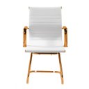 Ver imagem 3 de Cadeira de Escritório Eames Branca - Fixa | Red Gold
