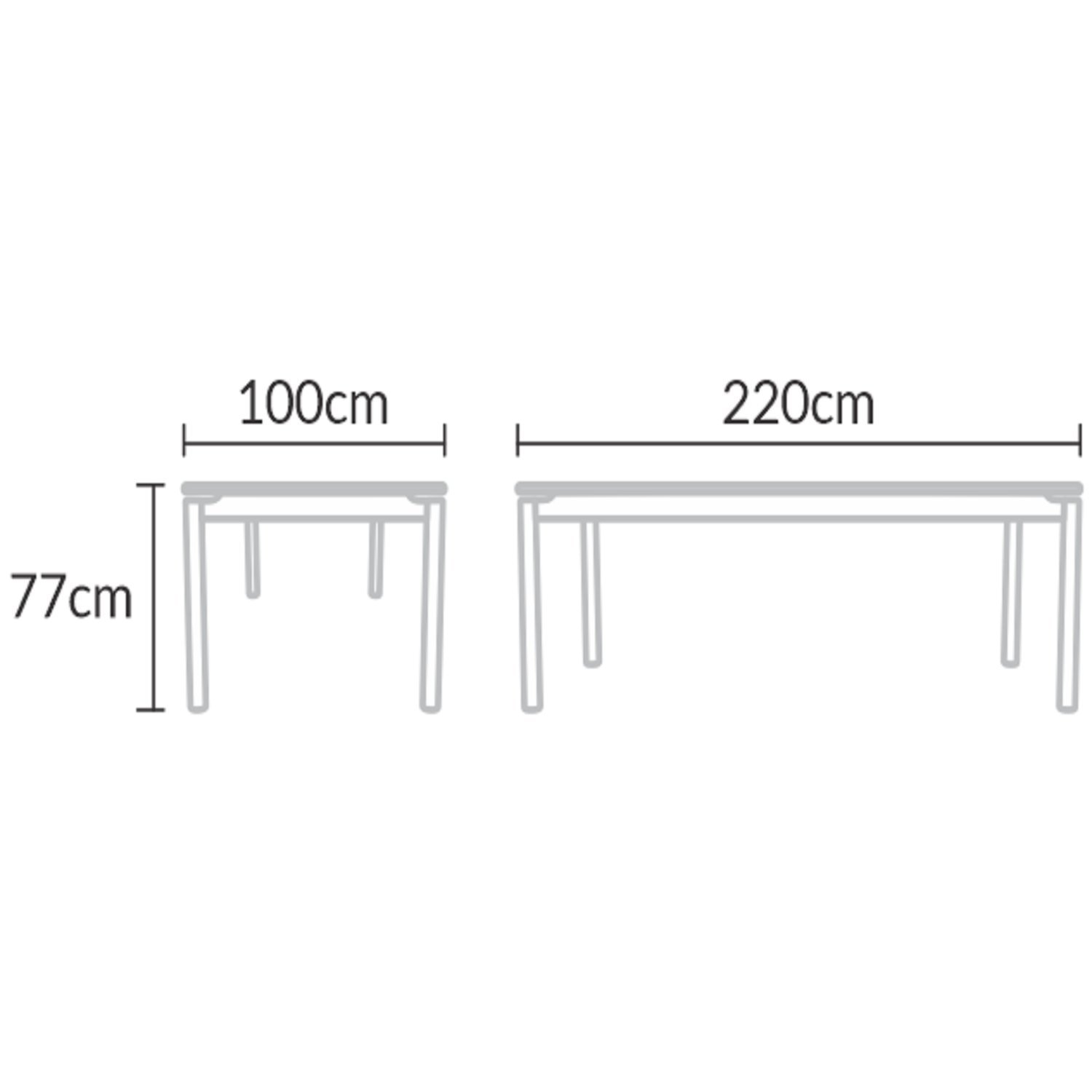 Mesa de Jantar 8 Lugares Voss  - 3