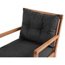 Ver imagem 2 de Conjunto Rio Poltrona + Sofa Estofado Preto - 60505