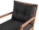 Ver imagem 2 de Conjunto Rio Poltrona + Sofa Estofado Preto - 60505