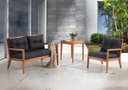 Ver imagem 4 de Conjunto Rio Poltrona + Sofa Estofado Preto - 60505