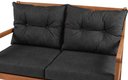 Ver imagem 3 de Conjunto Rio Poltrona + Sofa Estofado Preto - 60505