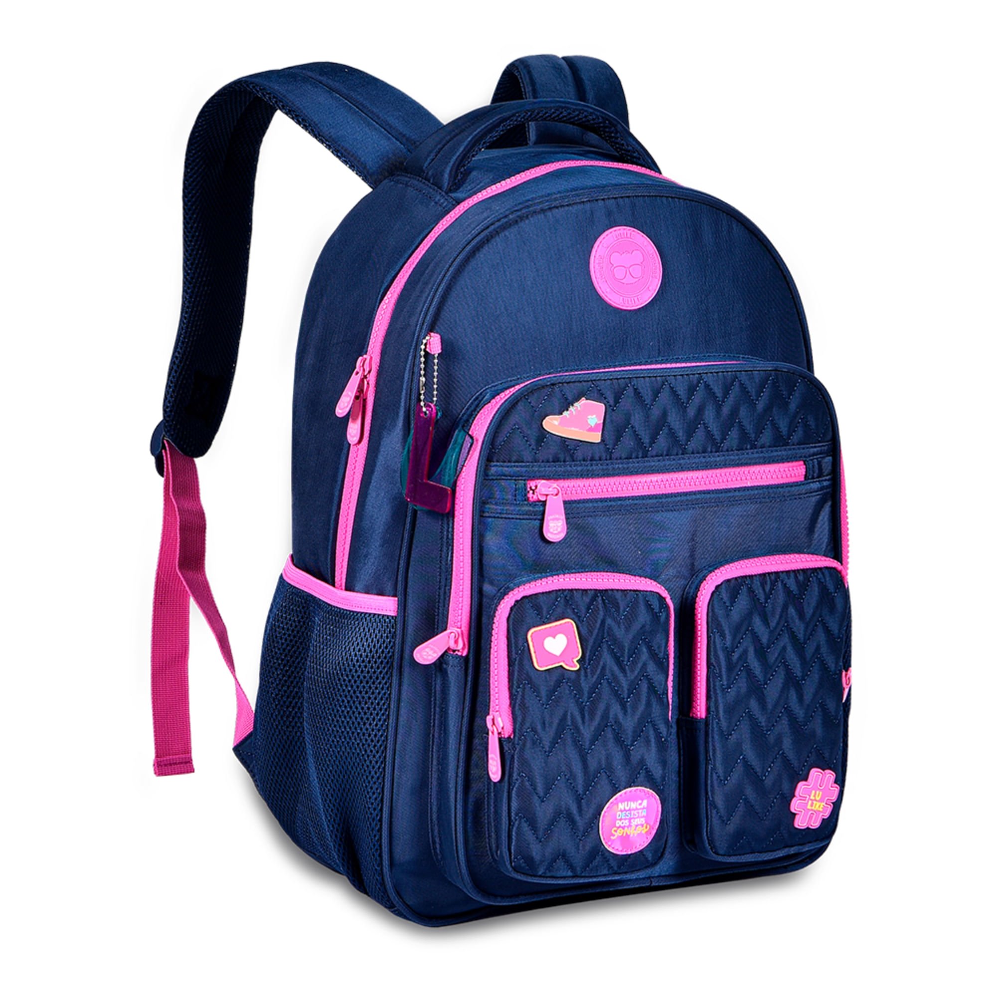 Mochila Lu Like Luluca - Lu24088 - Clio - Azul/rosa Clio Style ...