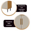 Ver imagem 6 de Armário de Cozinha Cristal Cor:ipe Off White Mizza Decor