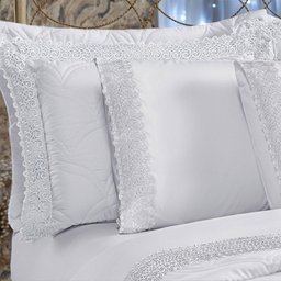 Jogo de Cama Lençol King Classico Grippir 400 Fios - Branco - 3