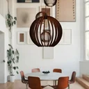 Ver imagem 5 de Lustre Pendente para Sala Pé Direito Duplo Quatro Ball P7 - Marrom