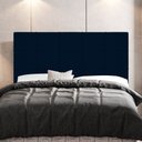 Ver imagem 2 de Cabeceira Cama Box Casal Queen Size Leiria 160cm Veludo Azul Marinho - Desk Design
