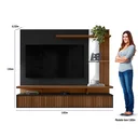Ver imagem 4 de Painel Home para TV até 60 Polegadas Maragogi Linea Brasil