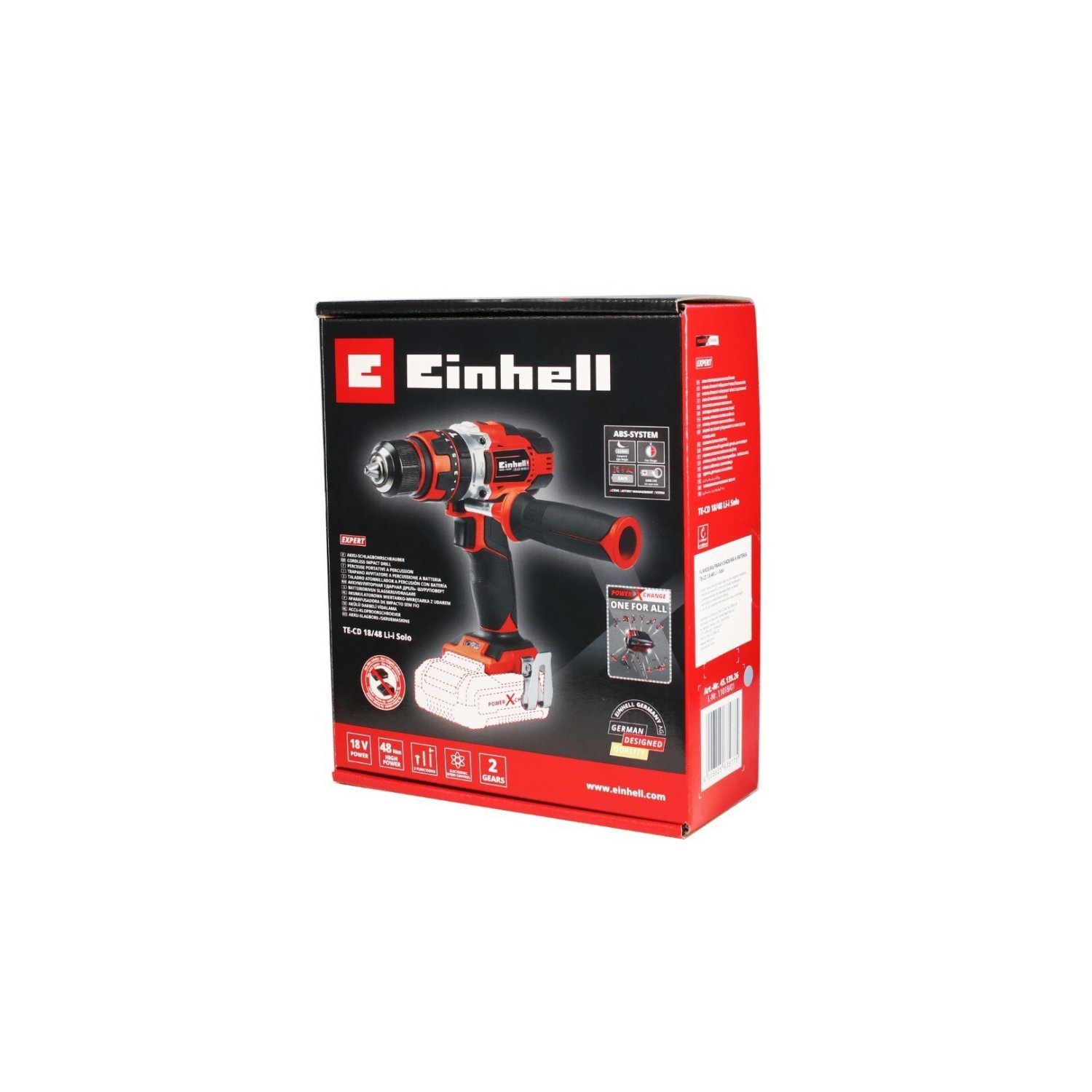 Furadeira e Parafusadeira à Bateria TE-CD 18/48 Li-i Einhell - 6