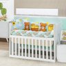 KIT JOGO DE BERÇO SAFARI ESTAMPADO 10 PEÇAS KIT AMERICANO DE BERÇO BABY ZOO PARA BEBE LUXUOSO:URSINH - 7