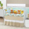 KIT JOGO DE BERÇO SAFARI ESTAMPADO 10 PEÇAS KIT AMERICANO DE BERÇO BABY ZOO PARA BEBE LUXUOSO:URSINH - 1