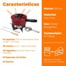 Aparelho de Fondue 10 peças Borgonha Vinho - Brinox 1257/116 - 6