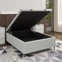 Ver imagem 2 de Base Cama Box Baú Casal para Colchão 138x188cm Multimóveis Cr35239 Cinza