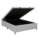 Ver imagem 1 de Base Cama Box Baú Casal para Colchão 138x188cm Multimóveis Cr35239 Cinza