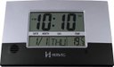 Ver imagem 1 de Relógio de Parede ou Mesa Digital Lcd Calendário Termômetro Preto Herweg 6473