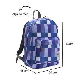 Mochila de Costas Casual Canvas Teen Republic Vix Preto - 3