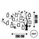 Ver imagem 4 de Porta Retrato de Parede em Mdf - Cor Marrom