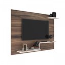 Ver imagem 7 de Rack com Painel Retrô para TV até 42 Polegadas 136CMX144CM Detroit Denver Marrom