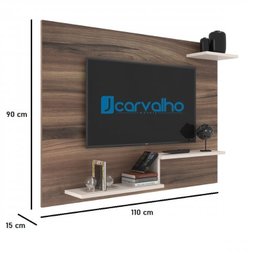 Rack com Painel para TV até 42 Polegadas Retrô Detroit Denver - 5