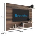 Ver imagem 5 de Rack com Painel Retrô para TV até 42 Polegadas 136CMX144CM Detroit Denver Marrom