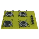 Ver imagem 1 de Cooktop 4bocas Ultra Chama 127/220v Marmo Amarelo