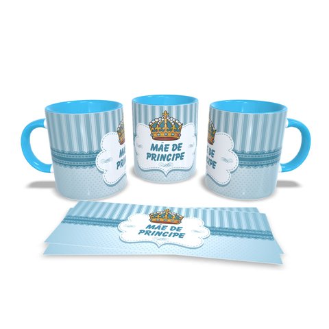 Canecas Azul Personalizadas Dia Das Mães