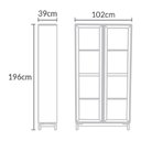 Ver mais imagens de Cristaleira 2 Portas Voss Artefama