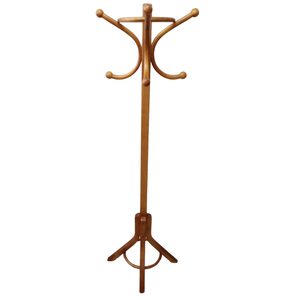 Cabideiro Madeira Maciça Decoraçao Quarto Castanho Mogno