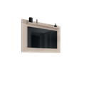 Ver imagem 4 de Painel Safira para Tv até 50 Polegadas Design Moderno e Prateleira Versátil - 3 Cores:off White
