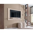 Ver imagem 1 de Painel Safira para Tv até 50 Polegadas Design Moderno e Prateleira Versátil - 3 Cores:off White