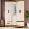 Guarda Roupa Solteiro 5 Portas 2 Gavetas B60 Briz - 1