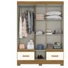 Guarda Roupa Solteiro 5 Portas 2 Gavetas B60 Briz - 3
