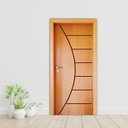 Ver imagem 1 de Folha de Porta HDF Frisada 210x80cm Modelo 36 Mapaf