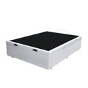 Ver imagem 1 de Base Box Bau Solteirão Premium Santo Box Sintético 47x128x188:branco