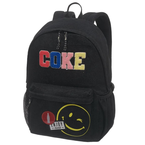 Mochila Coca Cola Enjoy Jeans Preta 78411004