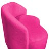 Namoradeira Decorativa Beatriz Orgânica Veludo Rosa Pink - 6